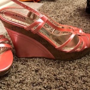 Spring wedge! Size 9 1/2 nwot